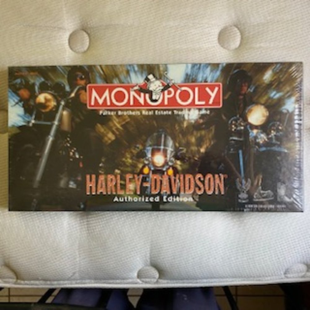 Harley Davidson Monopoly Game Vintage Original